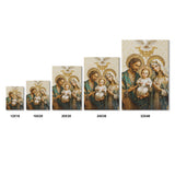 Catholight Holy Family Sacred Canvas Wall Art