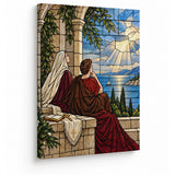 Catholight St. Monica Vision of Ostia Canvas Wall Art