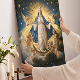 Catholight The Queen of Heaven Canvas Wall Art