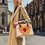 Katholische Ledertasche „Heiliges Herz der Gnade“