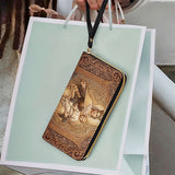 Catholight Lady Of Mount Carmel Leather Wallet Purse