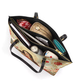 Catholight Little Flower Elegance Leder-Tragetasche