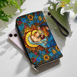 Catholight Blessed Embrace Leather Wallet Purse