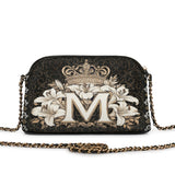 Catholight The Divine Monogram Leather Crossbody Bag