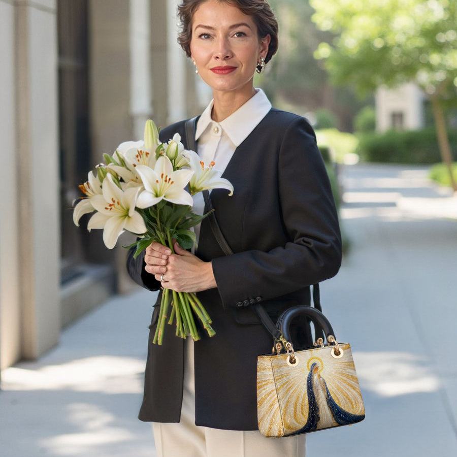 Catholight Our Lady's Eternal Glow Damen-Ledertasche