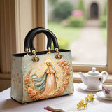 Catholight The Crescent of Serenity Damen-Ledertasche