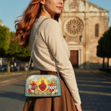 Catholight Trinity of Love Leder-Umhängetasche