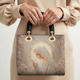 Catholight Rose Halo Devotion Damen-Ledertasche