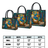 Katholische Ledertasche mit Motiv der Heiligen Geburt