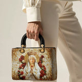 Catholight Lady of Fatima Elegance Damen-Ledertasche