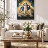 Catholight The Queen of Heaven Canvas Wall Art