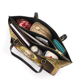 Katholische Ledertasche „Heiliger Nikolaus, der Schutzpatron der Großzügigkeit“