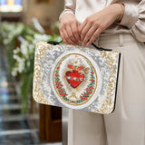 Katholische Bibelhülle „Unbeflecktes Herz Mariä – Eleganz“