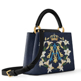 Catholight Crown Of Grace Leder-Umhängetasche