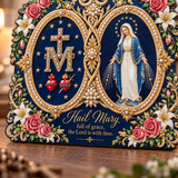 Catholight Wooden Faith Block Holy Mother Devotional