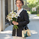 Catholight „Göttliche Mutterumarmung“ Damen-Ledertasche