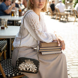 Catholight The Divine Monogram Leather Crossbody Bag