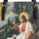 Catholight Ledertasche „The Divine Shepherd's Grace“