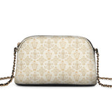 Catholight The Ave Maria Pattern Leather Crossbody Bag