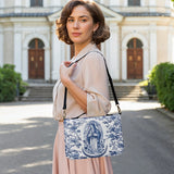 Katholische Bibelhülle „Heilige Gelassenheit Jungfrau Maria“ aus Leder