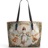 Katholische Ledertasche „In God We Trust“