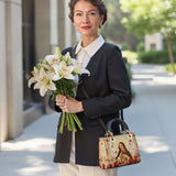 Catholight Little Flower Lady Ledertasche