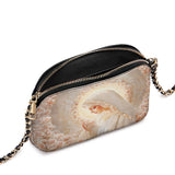 Catholight Rose Halo Devotion Leder-Umhängetasche