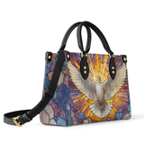 Katholische Ledertasche „Heilige Taube Strahlkraft“