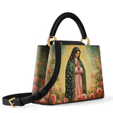 Catholight Rosen von Guadalupe Ledertasche
