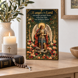 Catholight Archangel's Triumph Devotional Wooden Art Quote