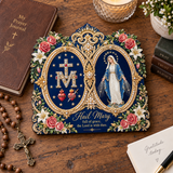 Catholight Wooden Faith Block Holy Mother Devotional