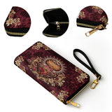 Catholight  Sacred Flame Leather Wallet Purse