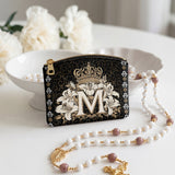 Catholight The Divine Monogram Leather Rosary Pouch