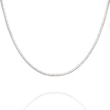Catholight Offene französische Auspice Maria Halskette aus 14K Gold Vermeil/ Sterling Silber 
