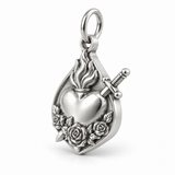 Catholight Immaculate Heart - Rose of Grace Charm