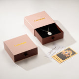 Catholight Miraculous Mary Halskette aus Sterlingsilber