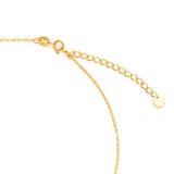 Catholight Dornenkronen-Kreuzkette aus 14-karätigem Gold-Vermeil/Sterlingsilber 