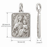 Catholight Our Lady of Mount Carmel Scapular Charm