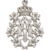 Catholight Queen of Heaven Marian Lily Charm