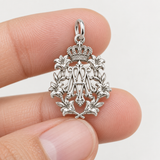 Catholight Queen of Heaven Marian Lily Charm