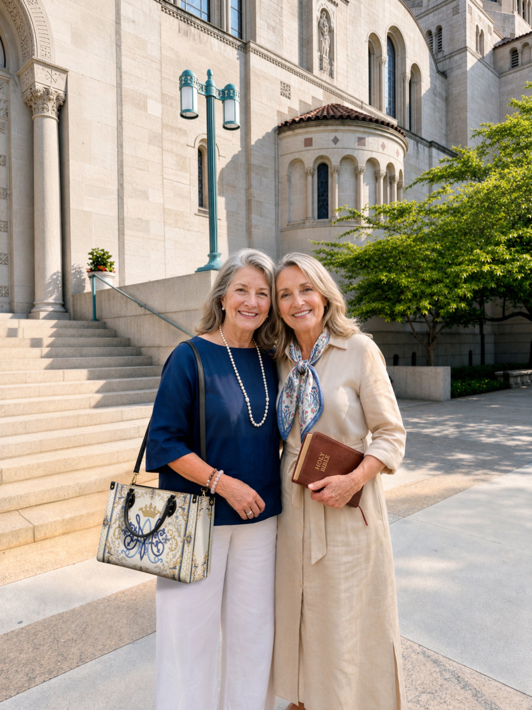 Catholight Inner Circle members outside church