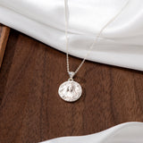 Katholische Halskette mit der Heiligen Jungfrau Maria aus Sterlingsilber 