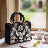 Catholight Andachts-Ledertasche „Der Heilige Geist und die Lilie“