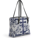 Catholight Ledertasche „Das Kreuz inmitten blühenden Glaubens“