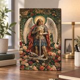 Catholight Archangel's Triumph Devotional Wooden Art