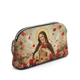 Catholight Little Flower Leder-Umhängetasche