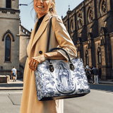 Katholische Ledertasche „Heilige Gelassenheit Jungfrau Maria“