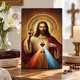 Catholight A Testament of Grace and Compassion Wooden Art