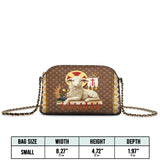 Catholight Agnus Dei Leather Crossbody Bag