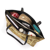 Catholight Psalm of Peace Leather Tote Bag